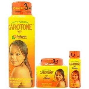 CAROTONE SET- (Lotion 18.6 oz + Cream 11.1 oz + Oil 2.2 oz)