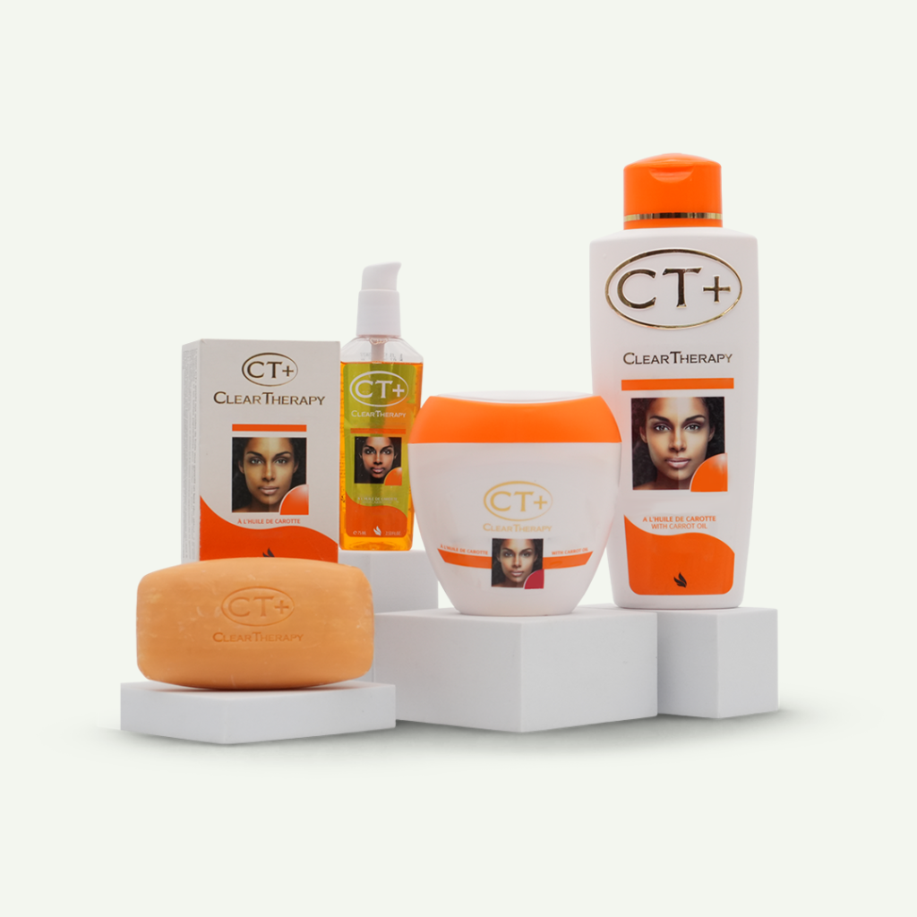 CT+ Original 4 Produt Carrot Kit (Soap, Lotion, Cream, Serum)